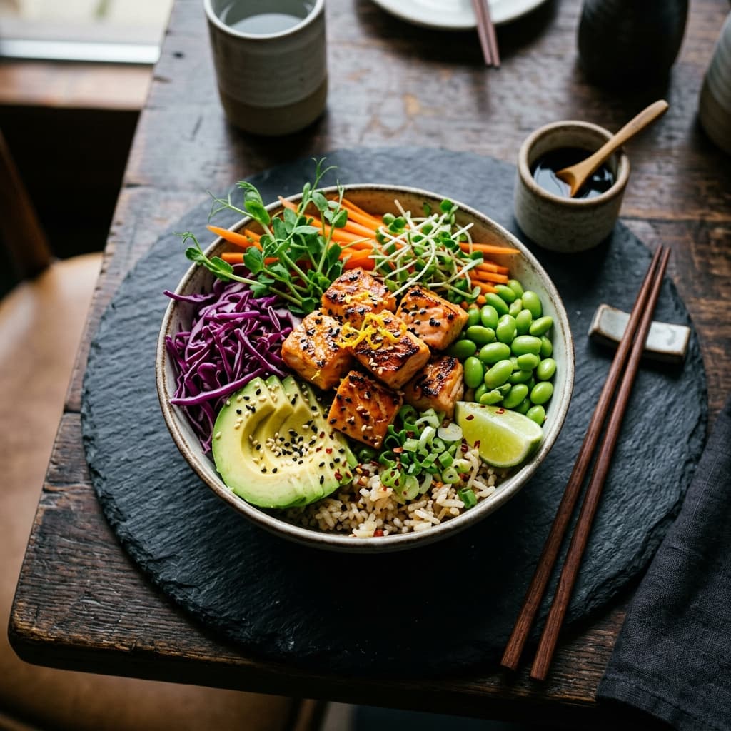 Shutr Eats Healthy Poke Bowl